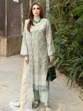 Aafreen by Riaz Arts Unstitched Embroidered Lawn 3Pc Suit AF-14