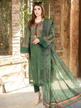 Aafreen by Riaz Arts Unstitched Embroidered Lawn 3Pc Suit AF-20