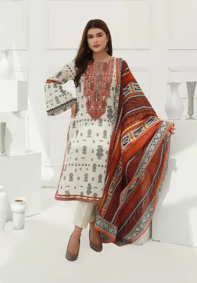 ACE Galleria Digital Embroidered Lawn Unstitched 3pc Suit ACE 12022