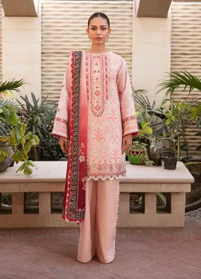 Afsanah By Seran Embroidered Lawn Unstitched 3 Piece Suit - 11