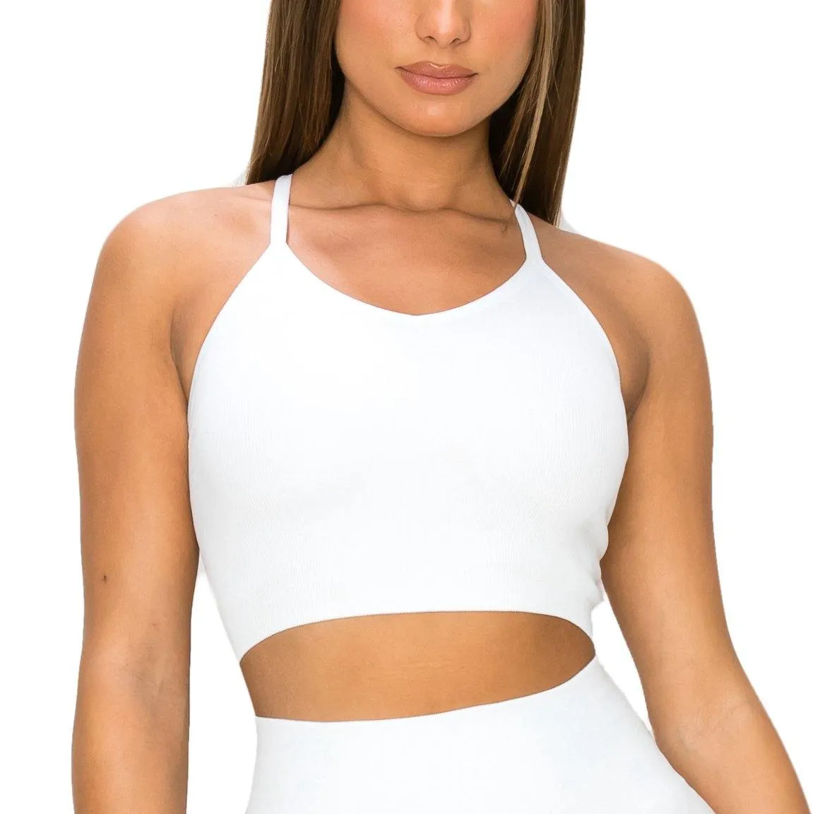 ALWAYS Women's Seamless Tank Top – Active Y Racer Back Crop Top for Women  Y Racer Back