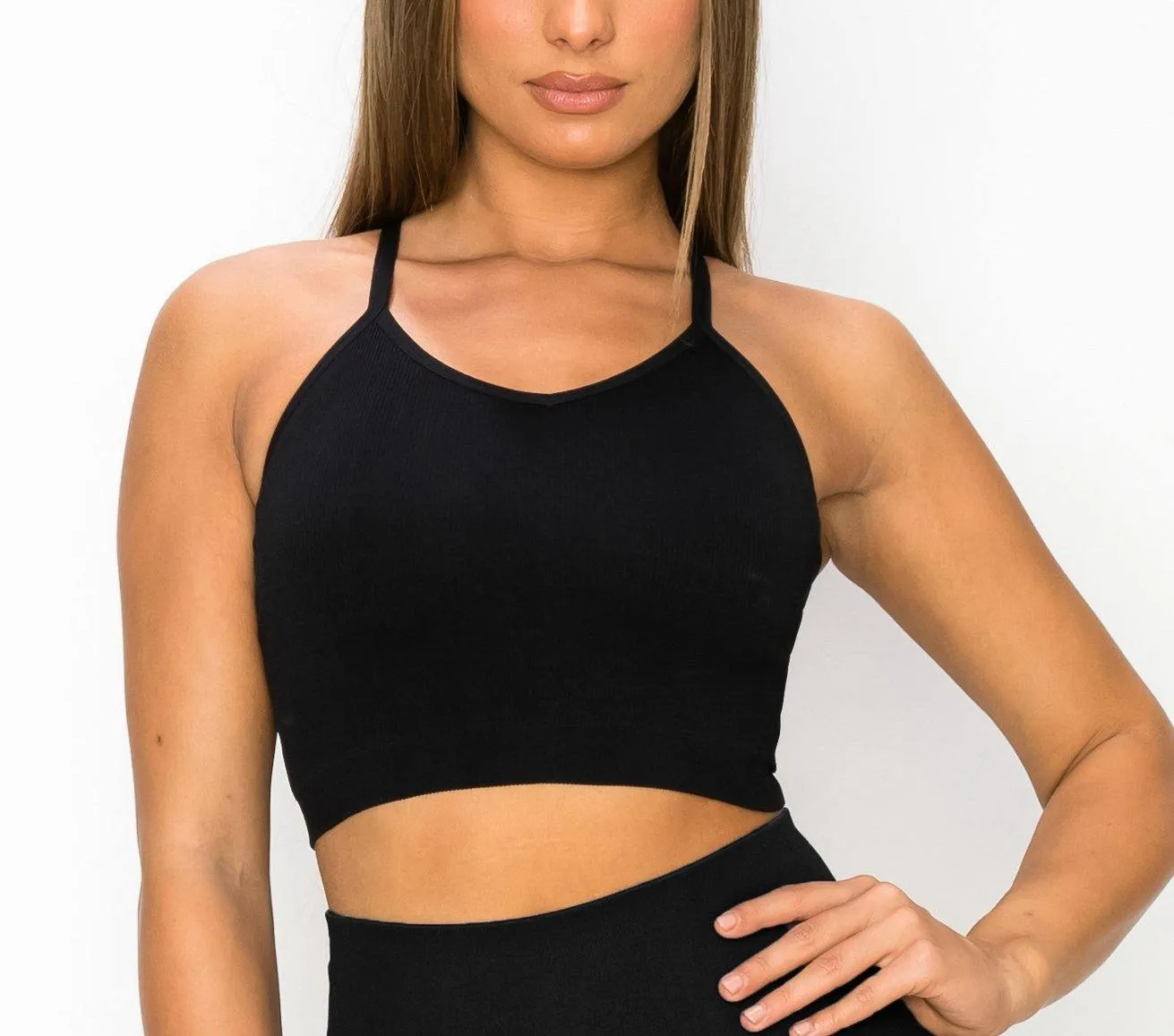 ALWAYS Women's Seamless Tank Top – Active Y Racer Back Crop Top for Women  Y Racer Back