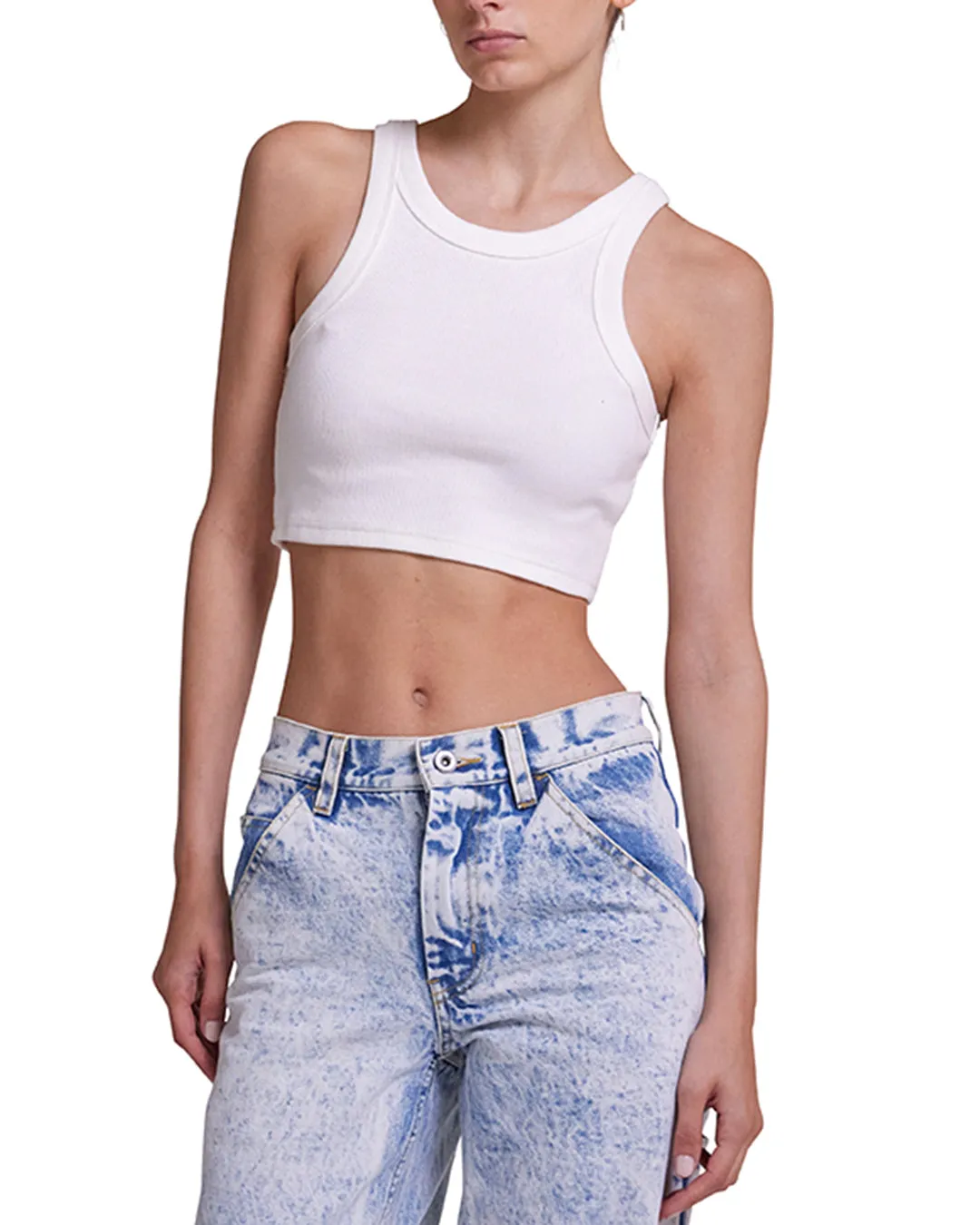 Alyssa Tank - Vintage White