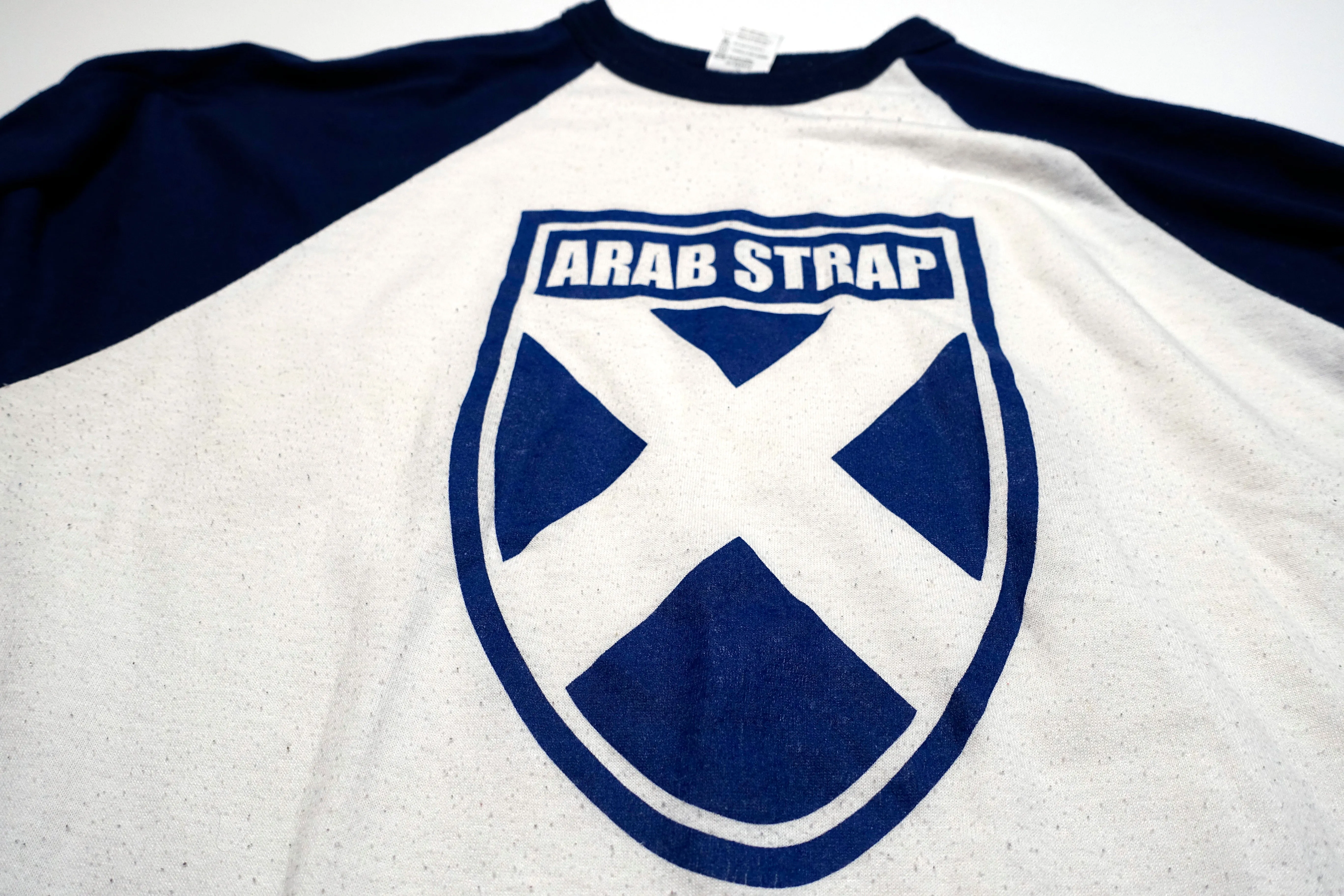 Arab Strap - Scottish Flag Logo Raglan Tour Shirt Size XL