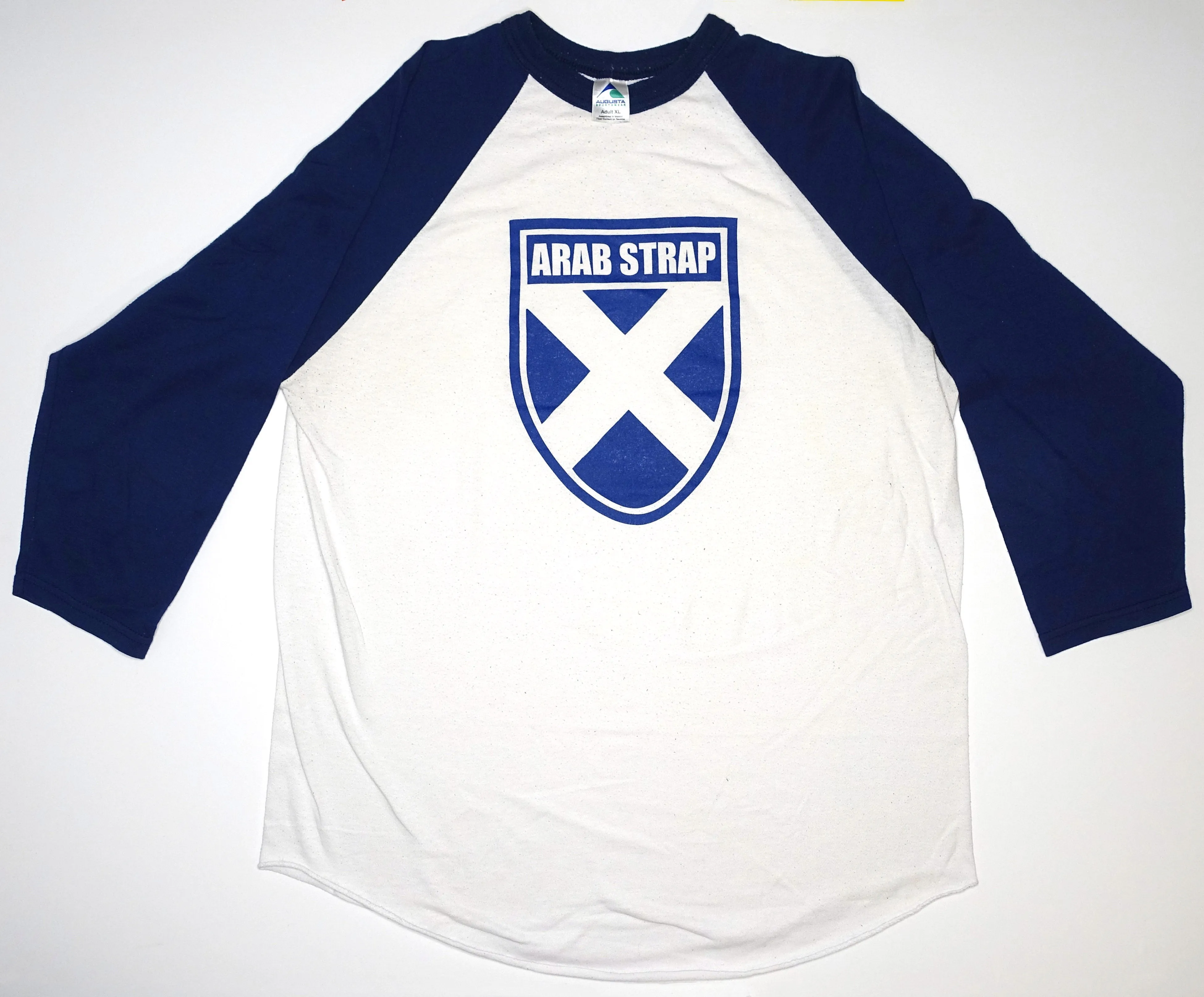 Arab Strap - Scottish Flag Logo Raglan Tour Shirt Size XL