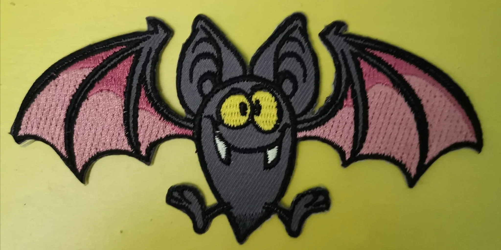 Bat Dracula Embroidered Iron on Patch