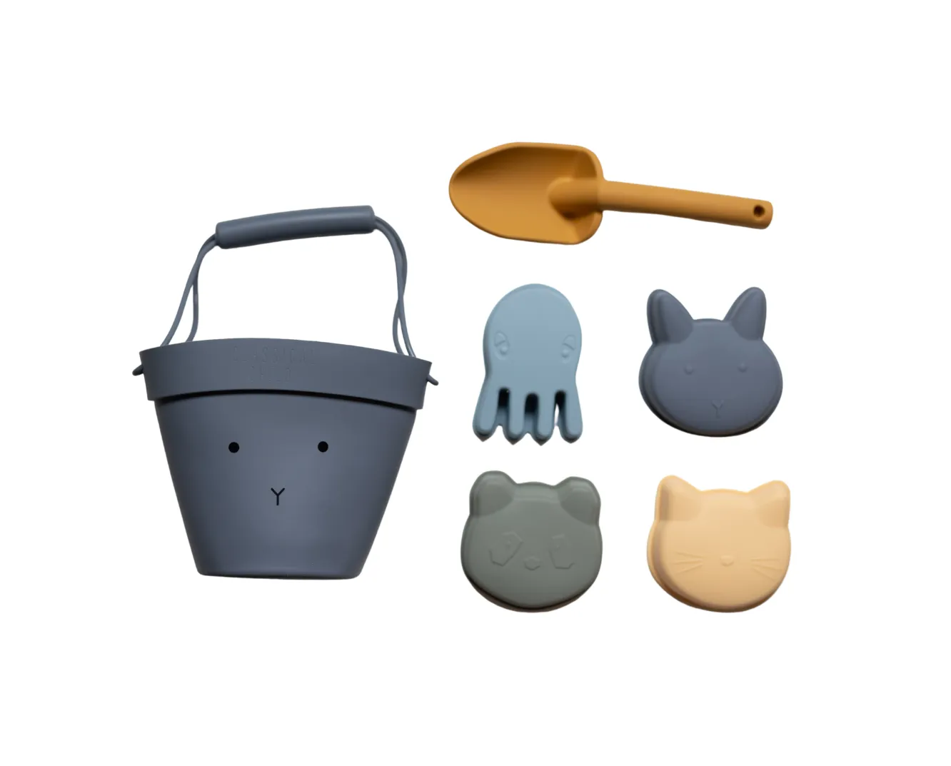 Beach Bucket & Toys Set - Blue Bear