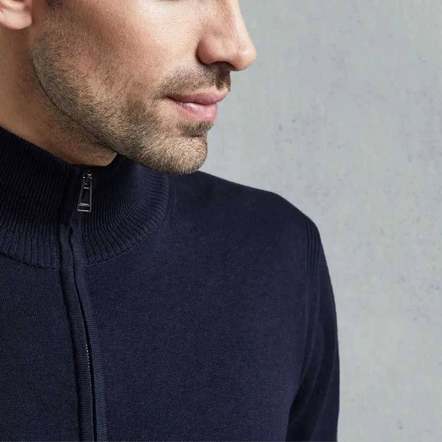 Belstaff - Bay Half Zip in Dark Ink