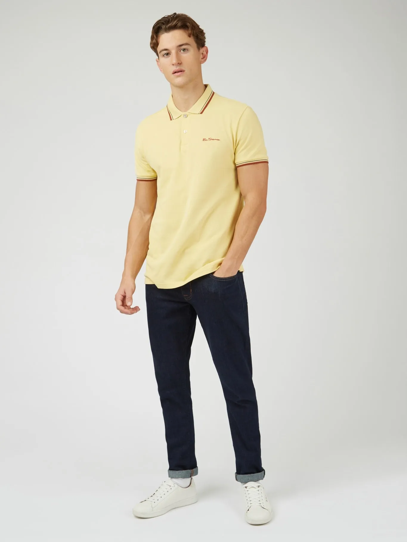 Ben Sherman Mens Polo T-Shirt 'Signature Polo'