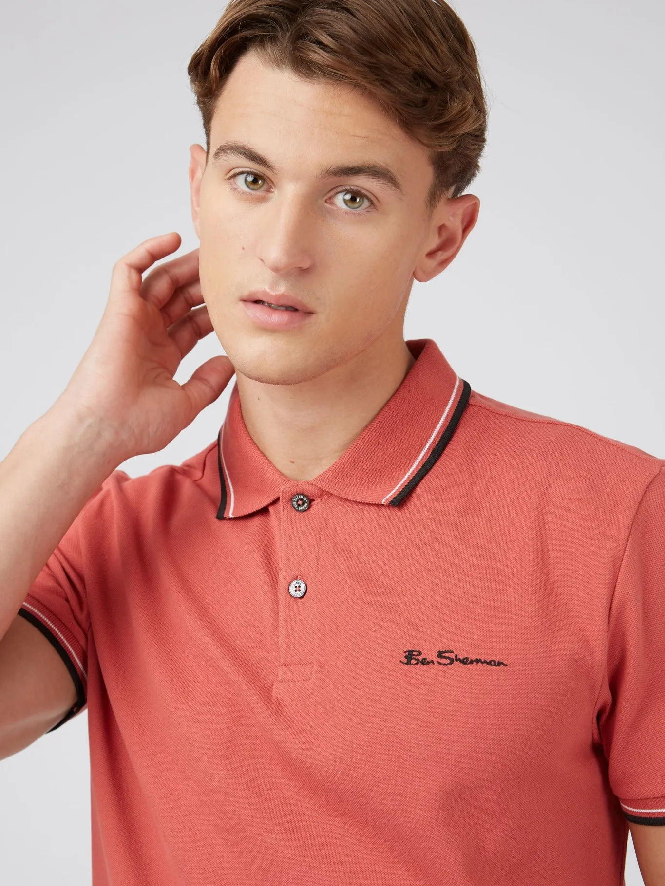 Ben Sherman Mens Polo T-Shirt 'Signature Polo'