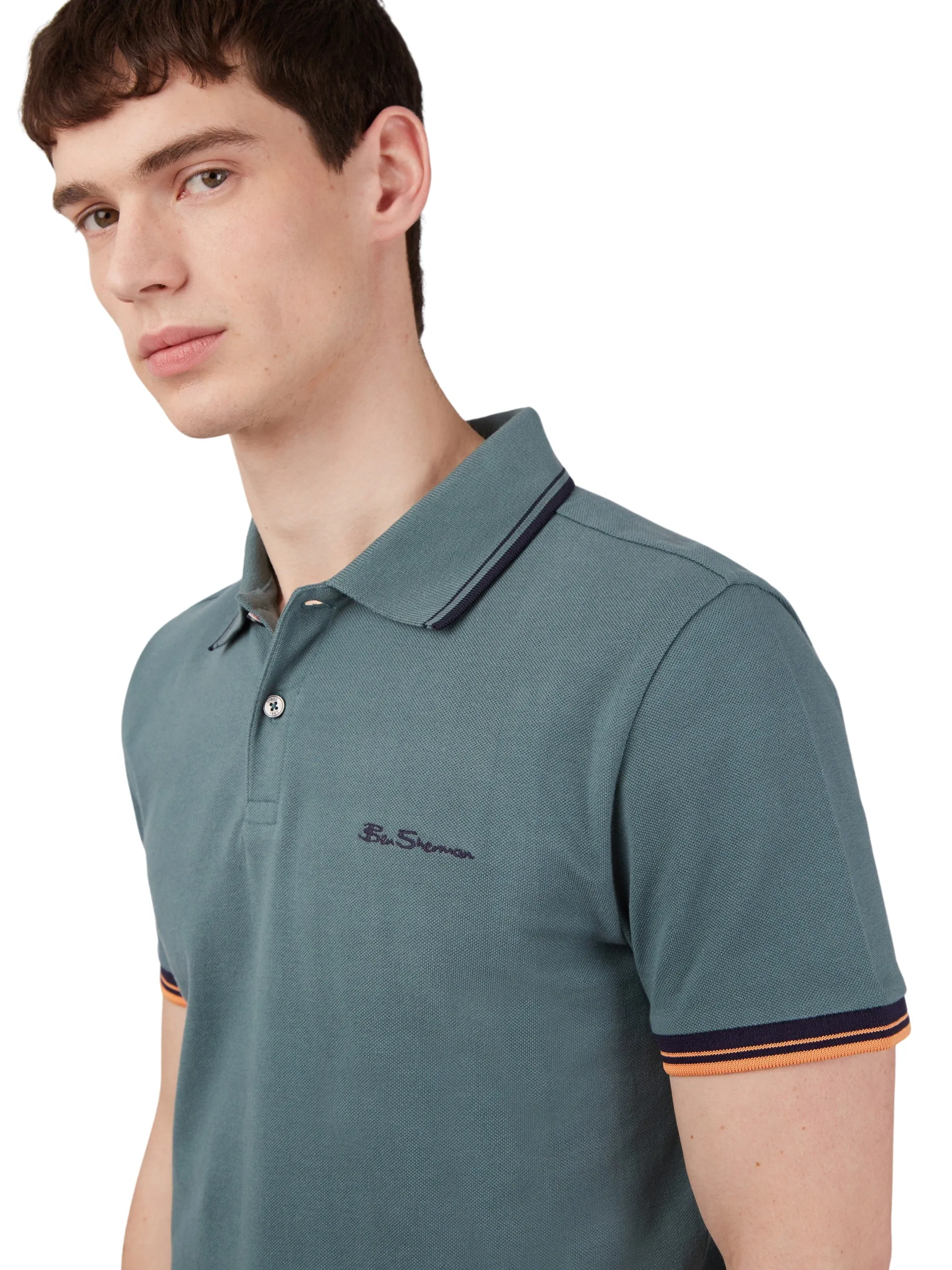 Ben Sherman Mens Polo T-Shirt 'Signature Polo'