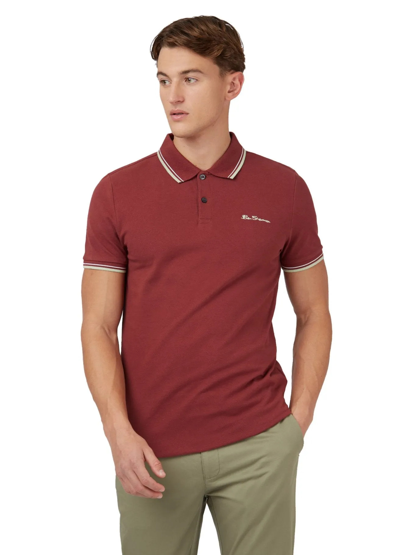 Ben Sherman Mens Polo T-Shirt 'Signature Polo'