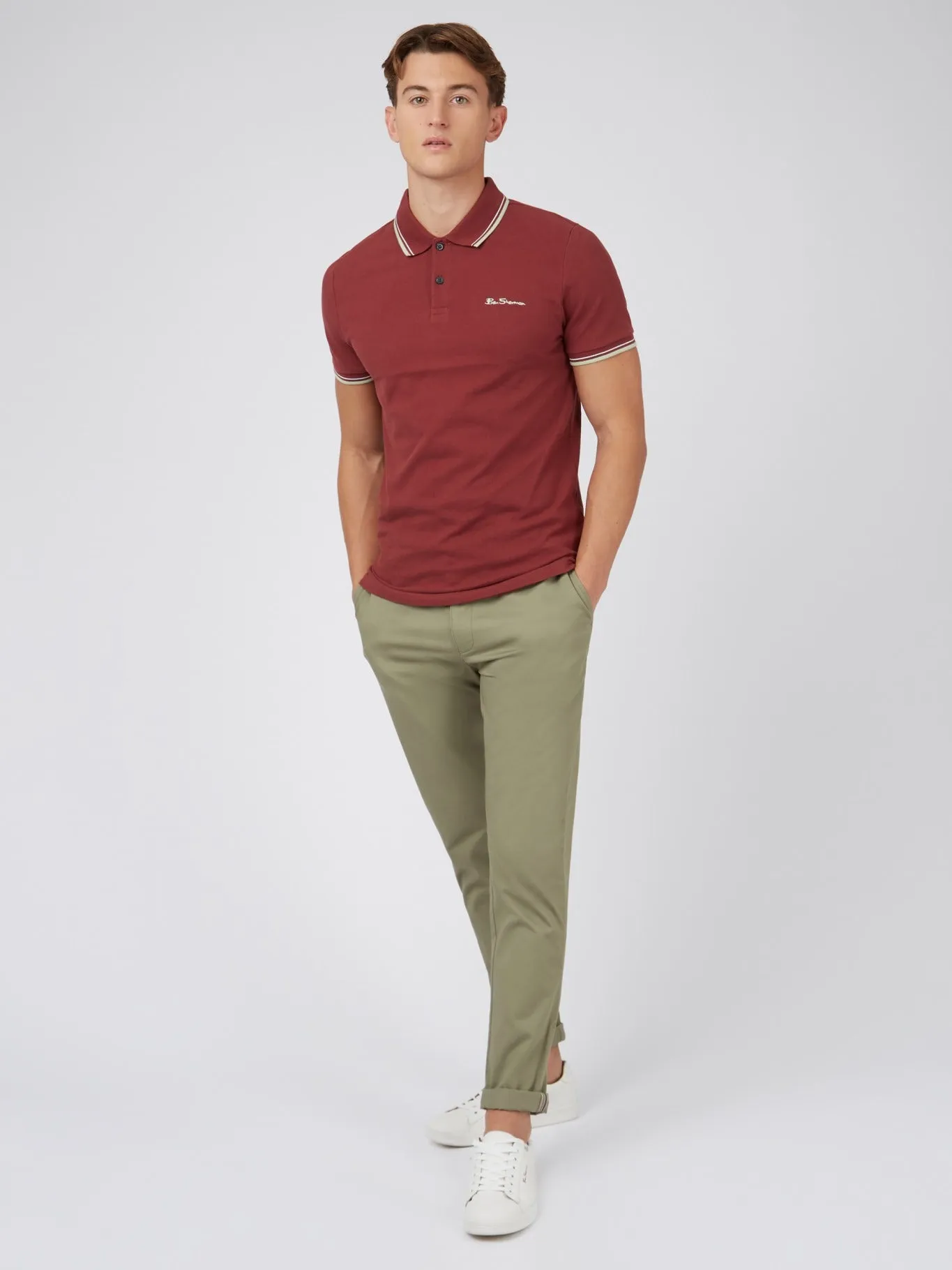 Ben Sherman Mens Polo T-Shirt 'Signature Polo'