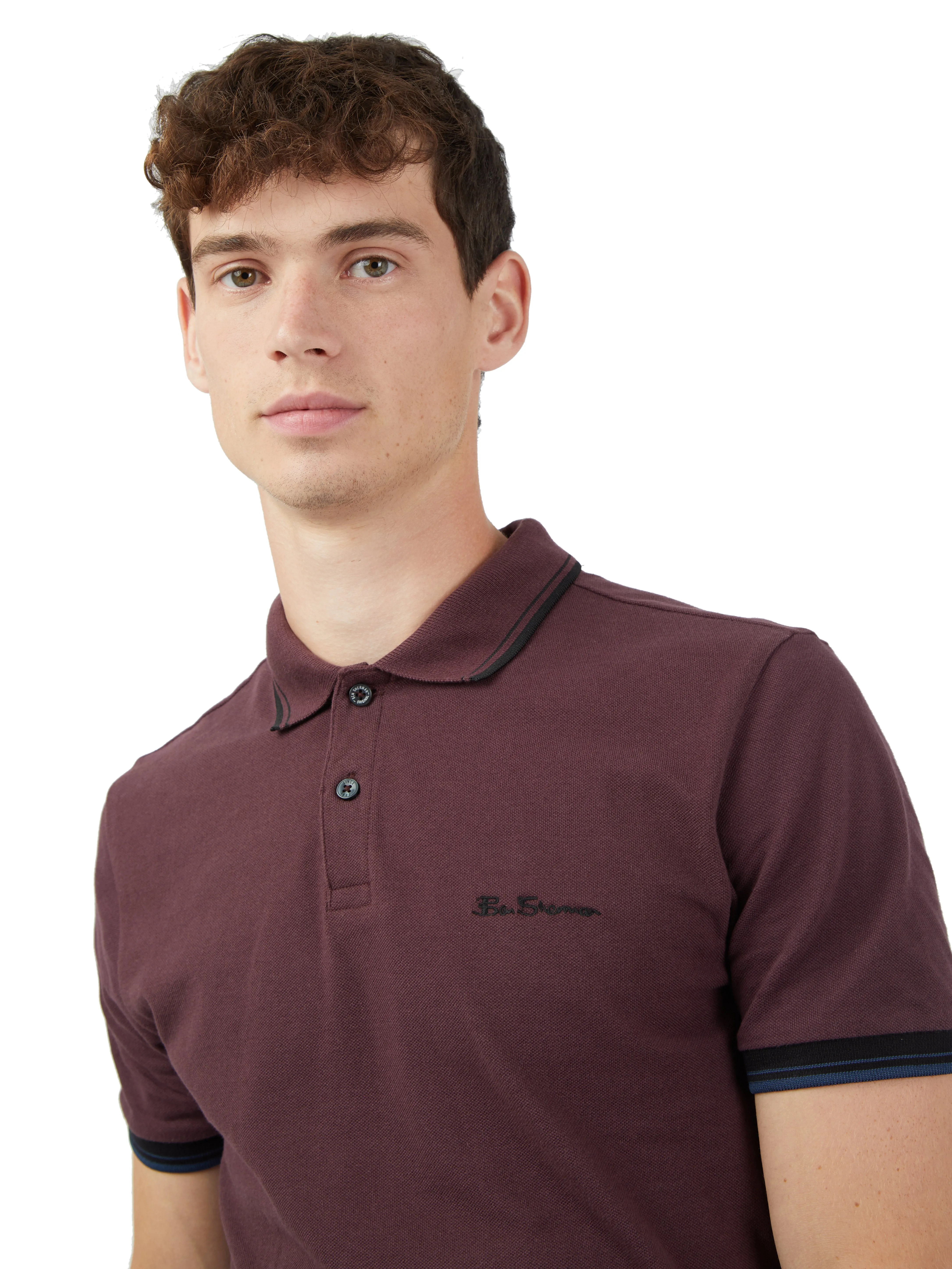 Ben Sherman Mens Polo T-Shirt 'Signature Polo'