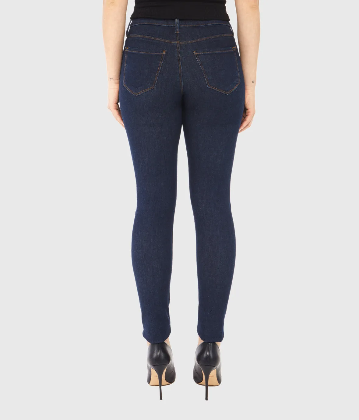 BLAIR-DRB Mid-Rise Skinny Jeans