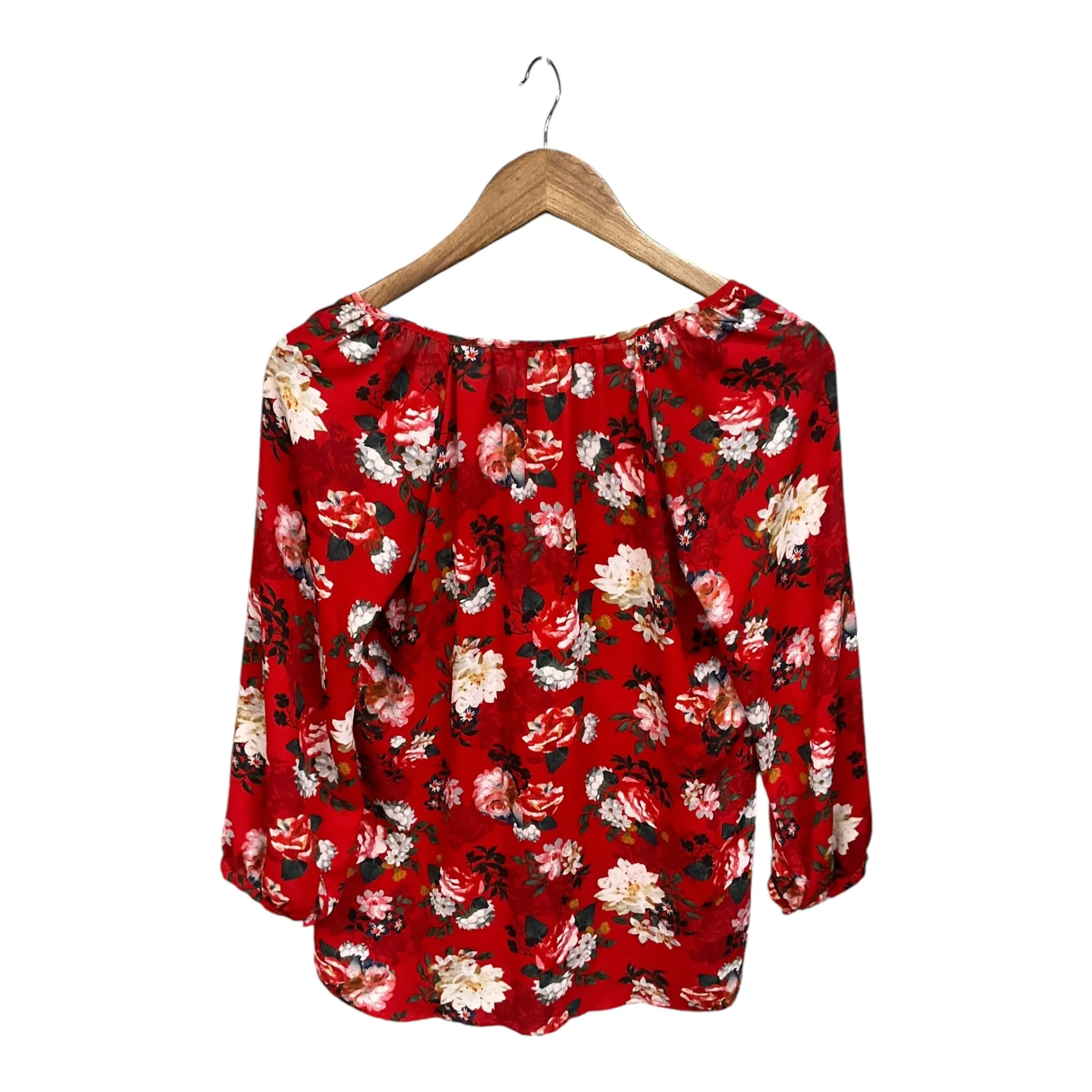 Blouse 3/4 Sleeve By Violet And Claire In Floral Print, Size: S