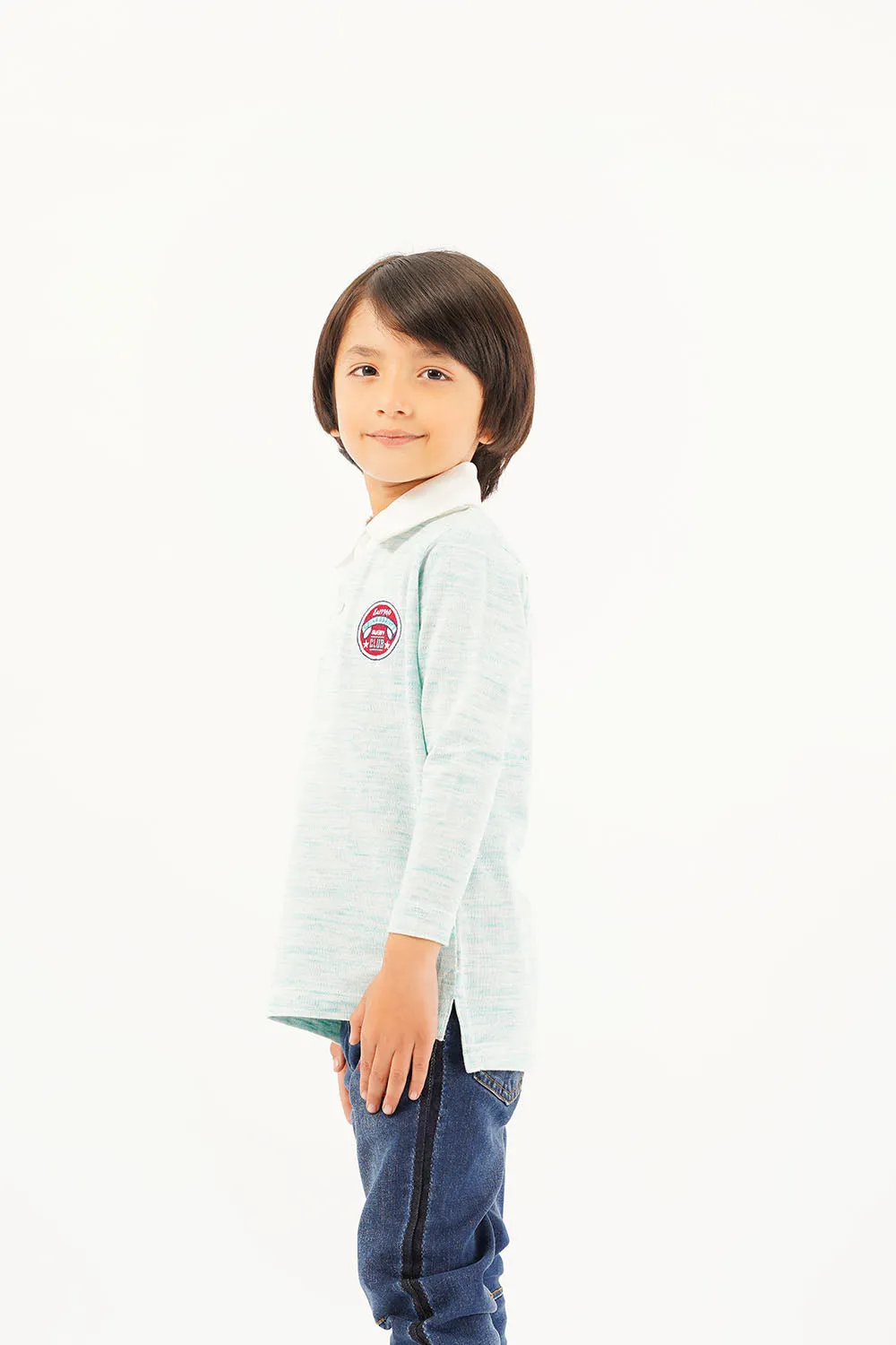 Boy's Full Sleeve Fashion Polo