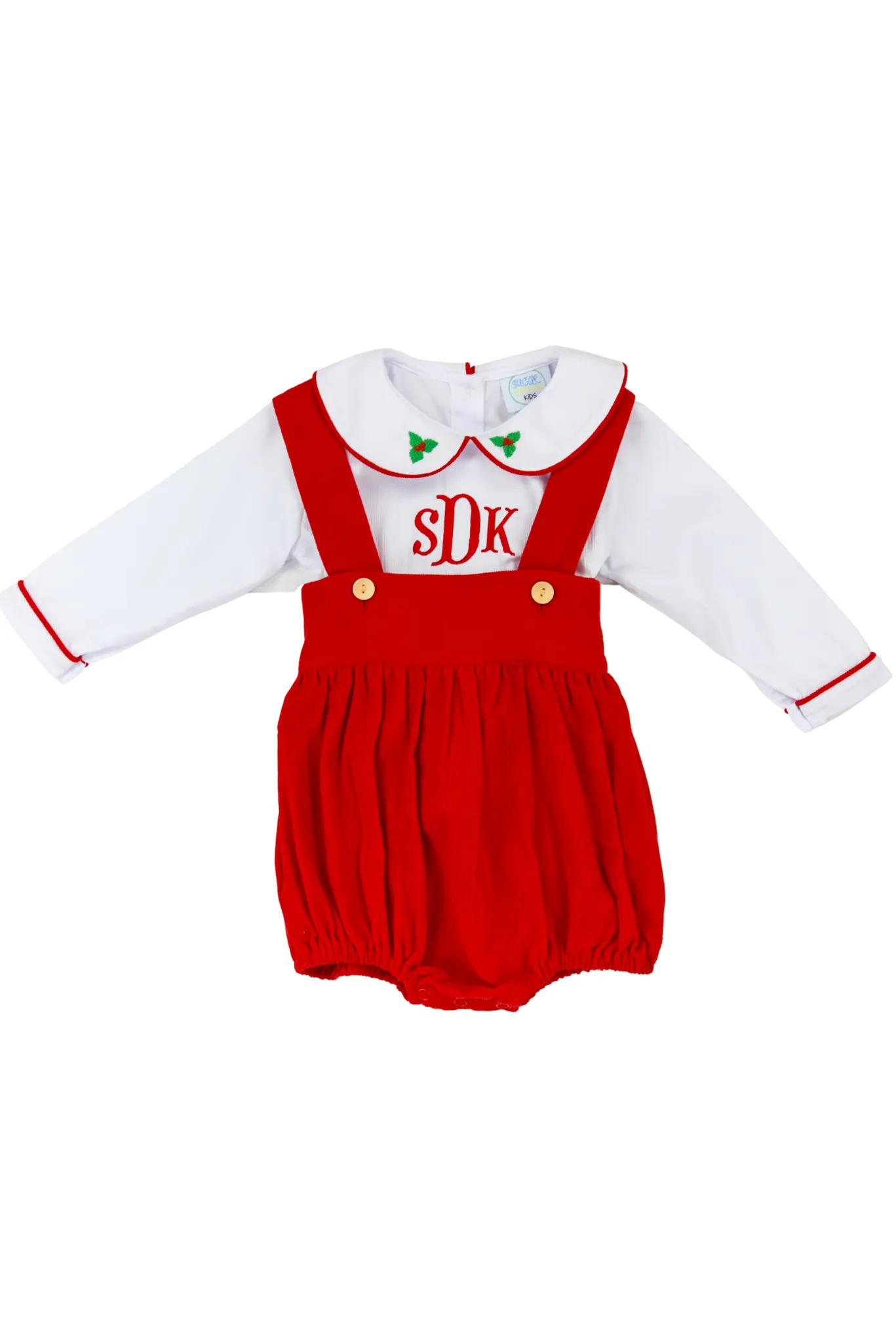 Boys Holiday Holly Bubble Set