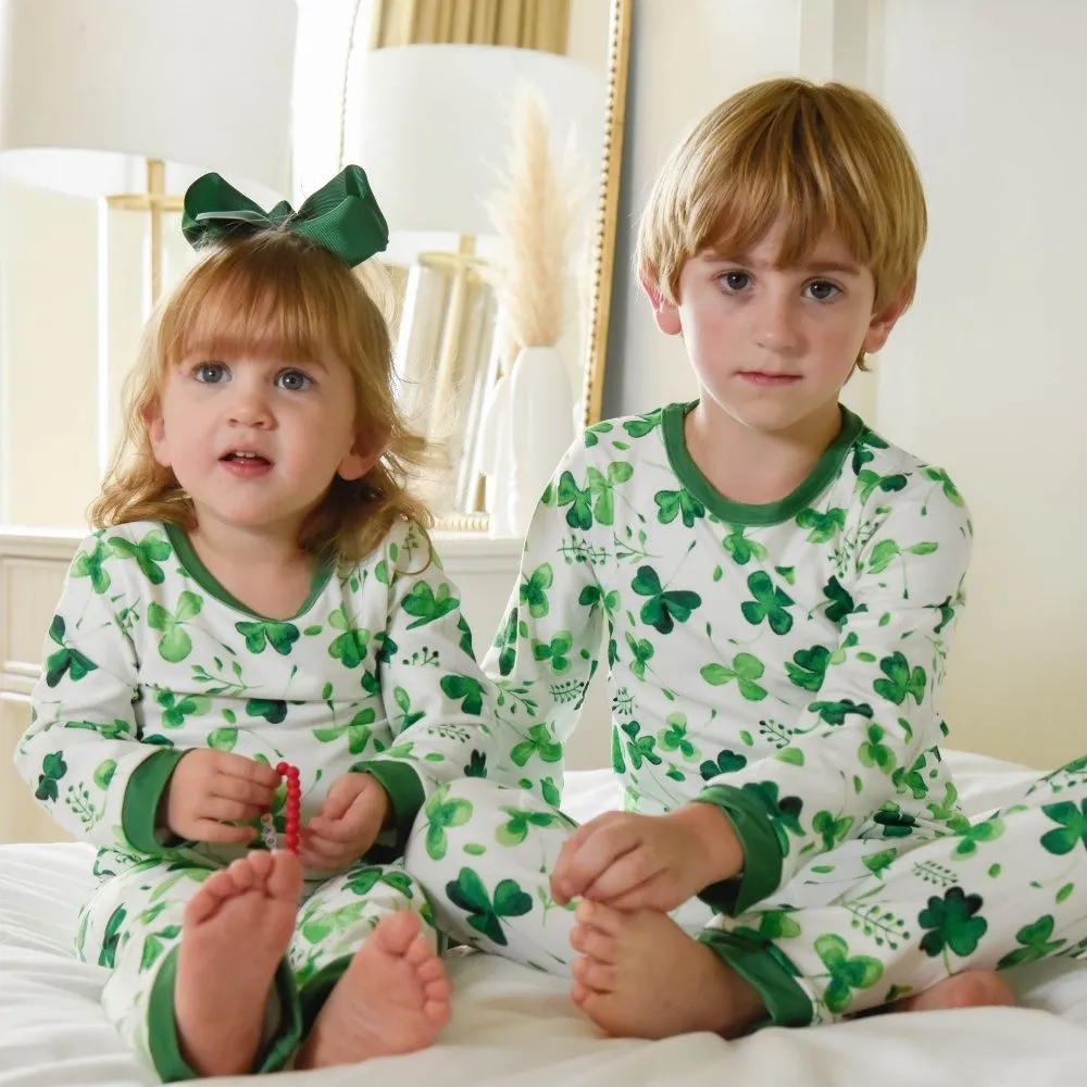 Buttflap Pajamas - Bright Clovers