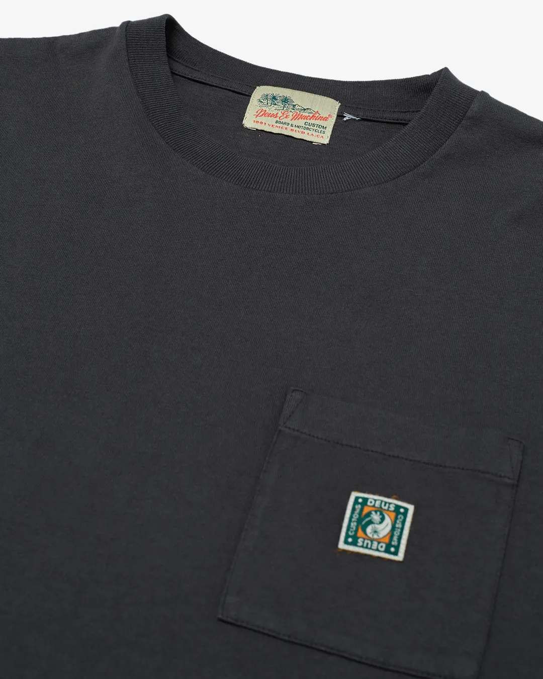 Canyon Pocket Tee (Box Fit) -  Phantom Black