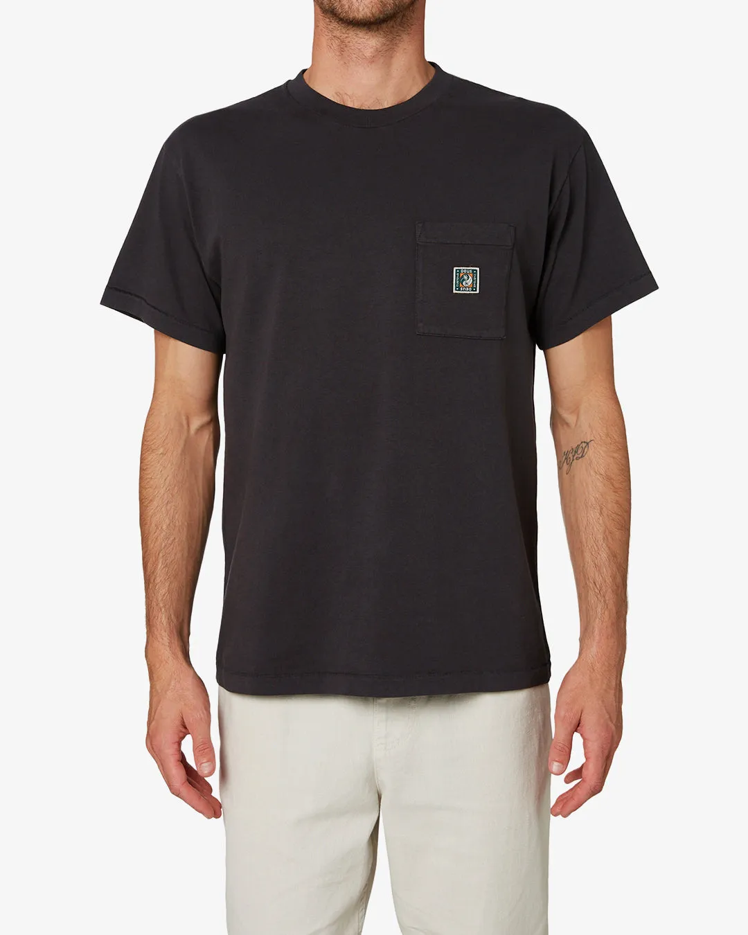 Canyon Pocket Tee (Box Fit) -  Phantom Black