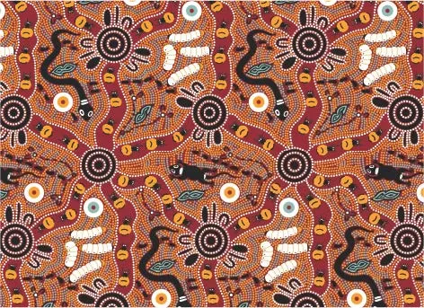 Cork Placemats with Aboriginal Designs