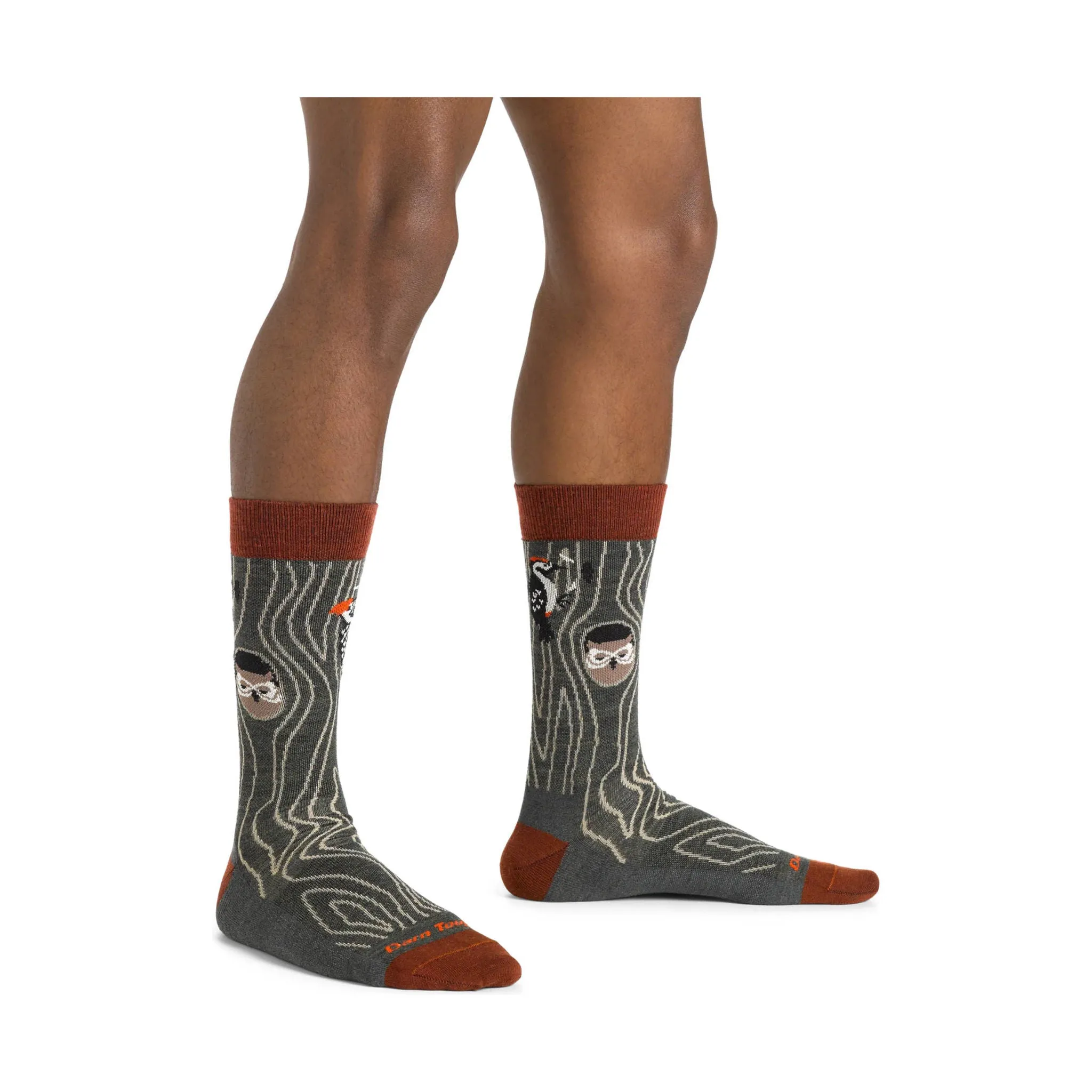 Darn Tough Vermont Men's Woody Crew Lightweight Lifestyle Sock - Forest