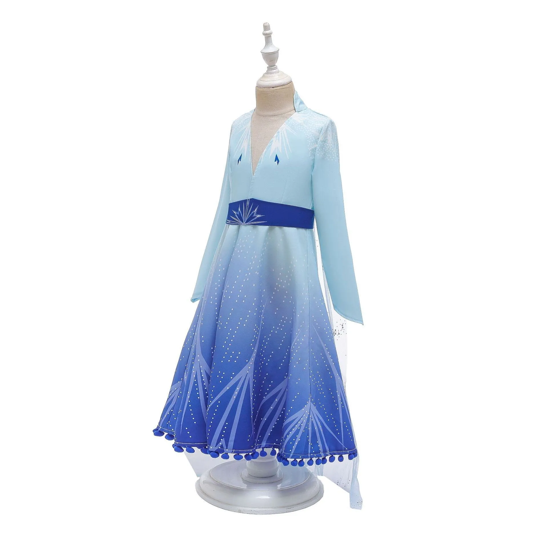 Elsa Frozen Inspired Girls Princess Elsa Dress 3 PCS