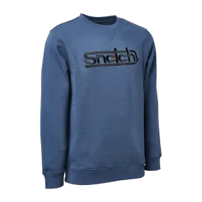 Embroidered Snatch Crew Sweater Petrol