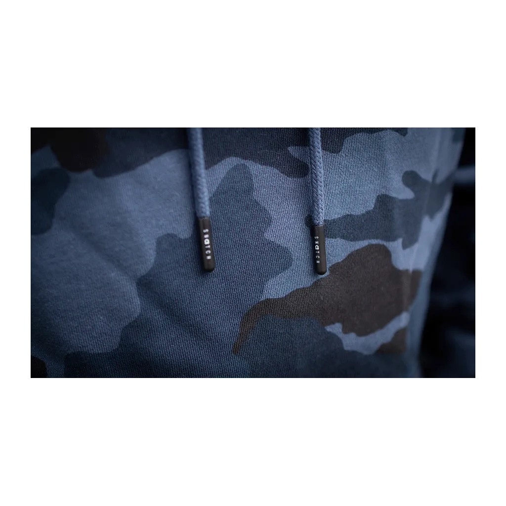 Embroidered Snatch Hoodie Petrol Camo