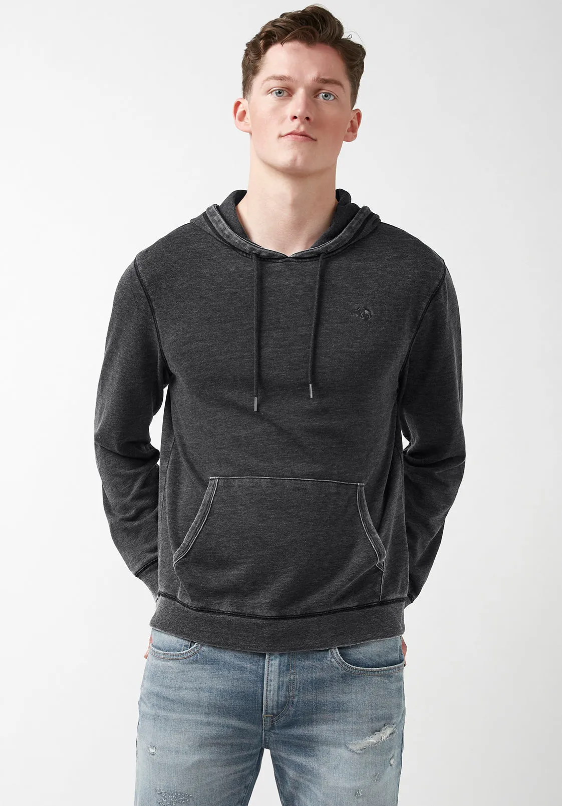 Farman Men’s Hoodie Sweatshirt in Black - BM24171