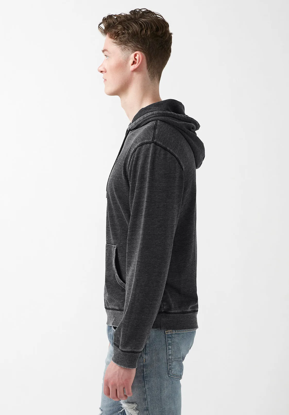 Farman Men’s Hoodie Sweatshirt in Black - BM24171