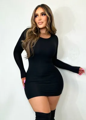 Holding On Dress Black