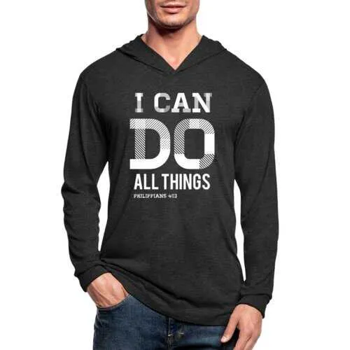 I Can Do All Things Philippians 4:13 Tri-Blend Hoodie Shirt