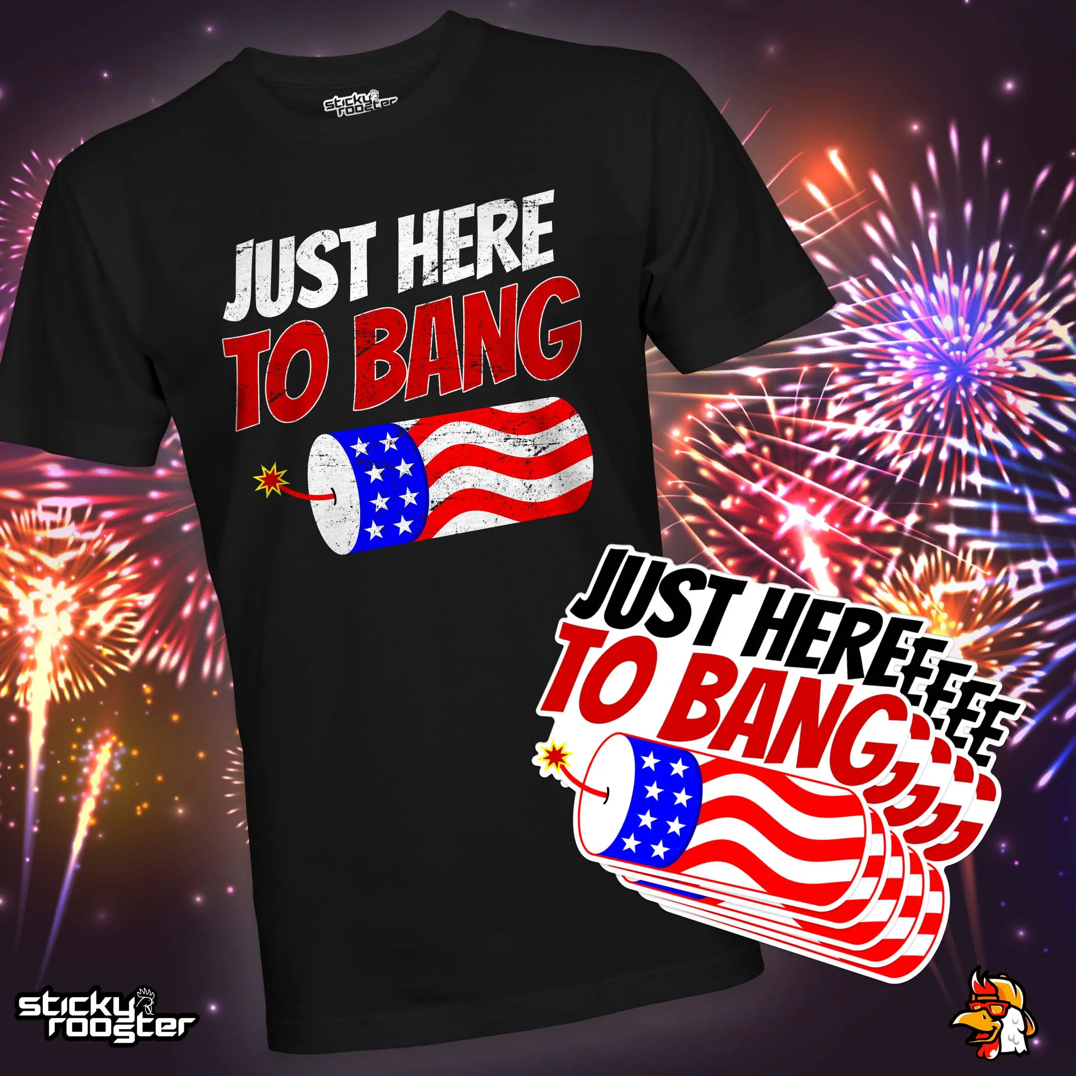 Just Here To Bang shirt