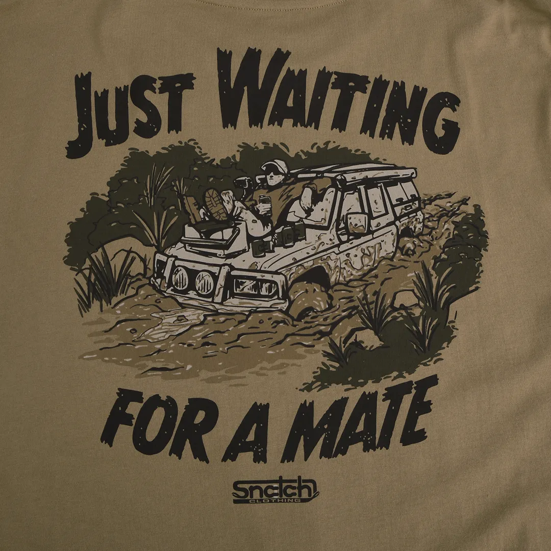 Just Waiting For A Mate Tee Sand - SM1403SD