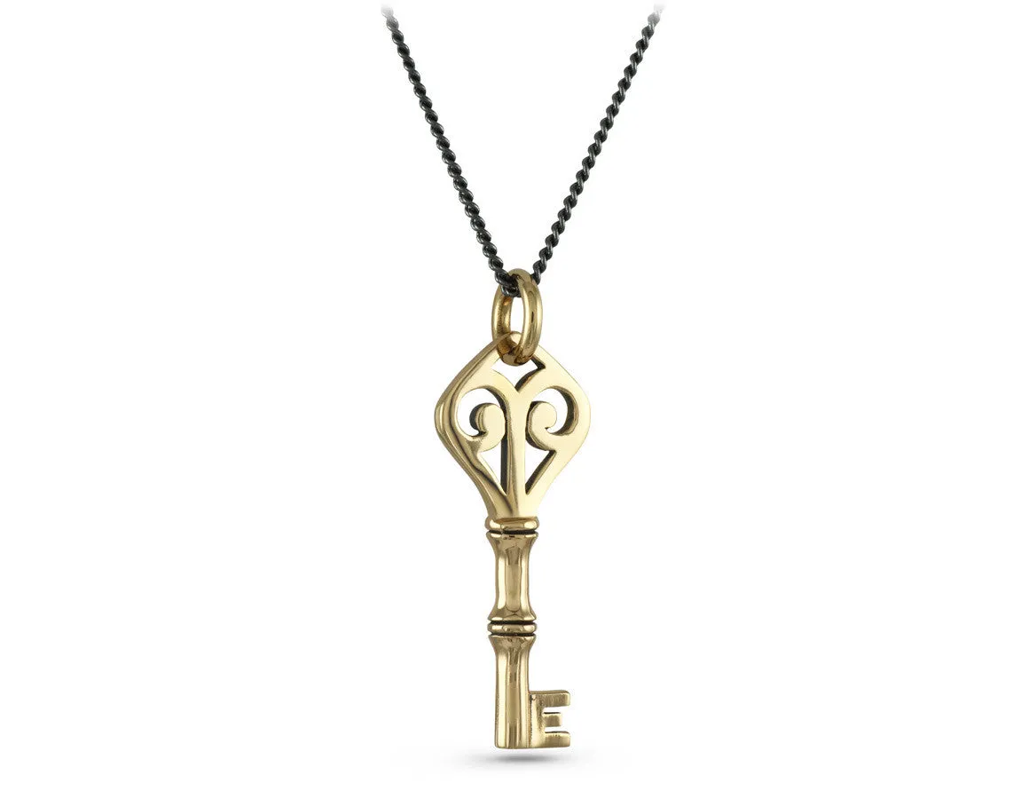 Key Necklace - Bronze