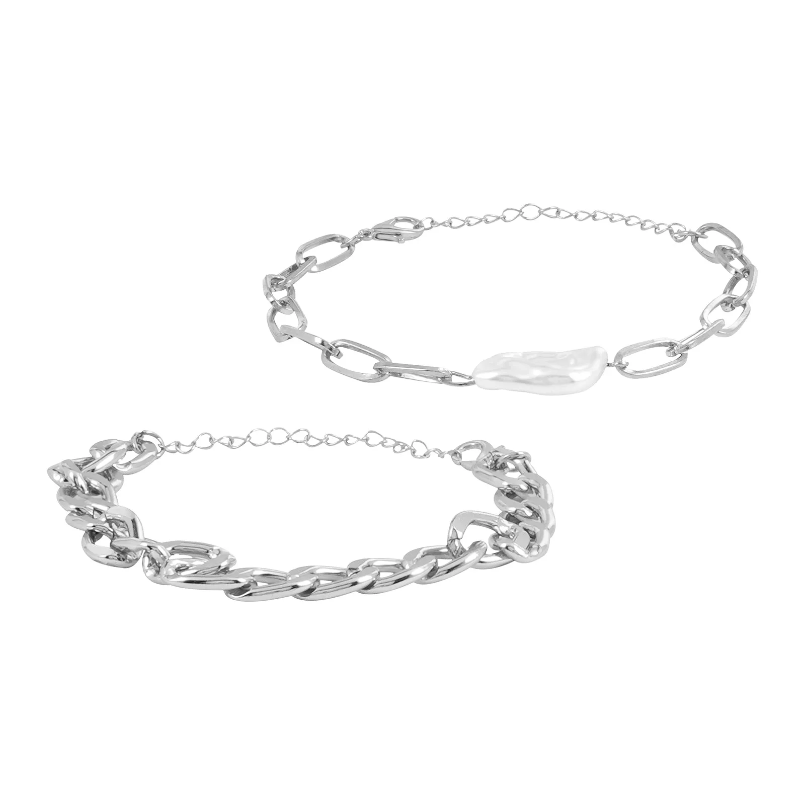 Koralia Silver Bracelet Set