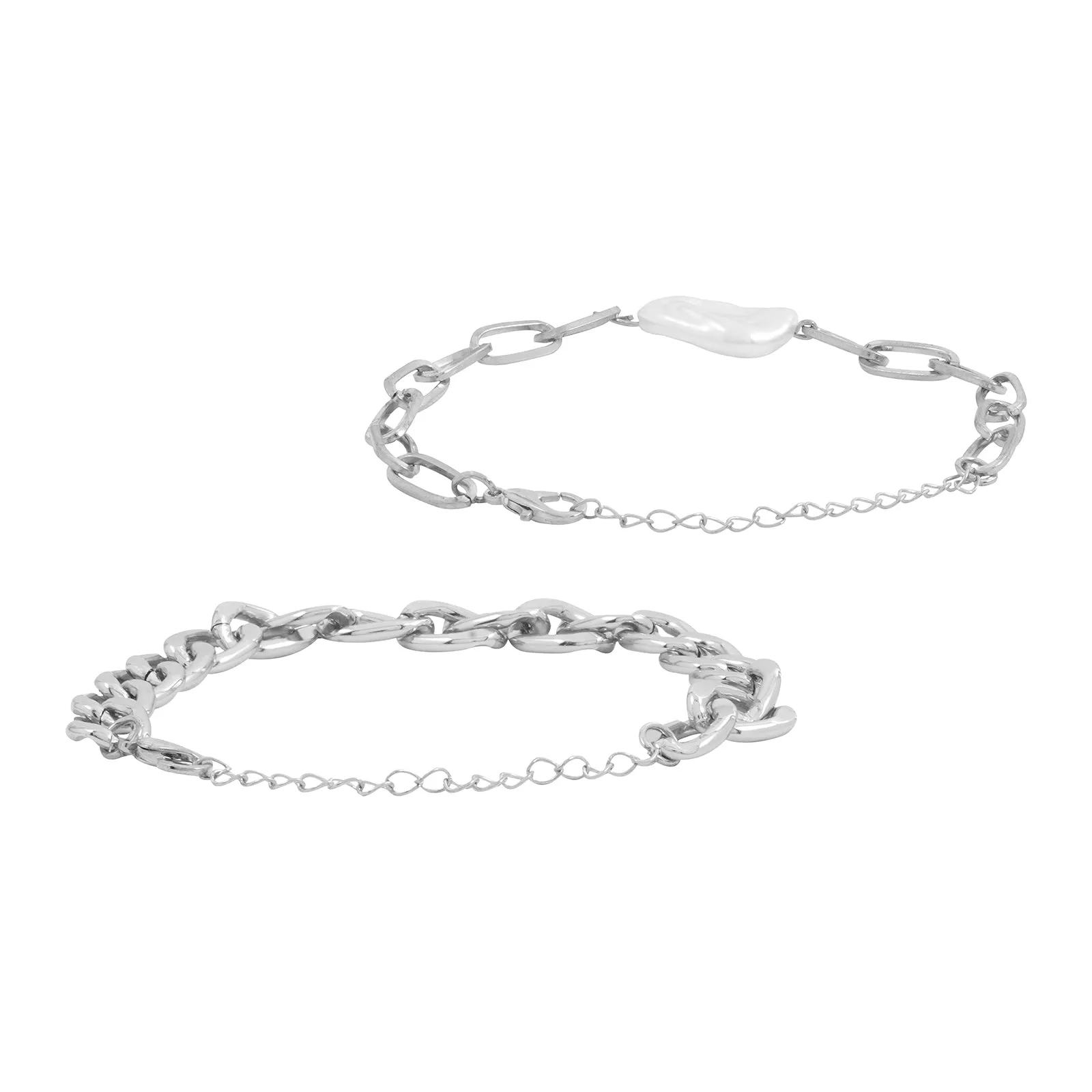 Koralia Silver Bracelet Set