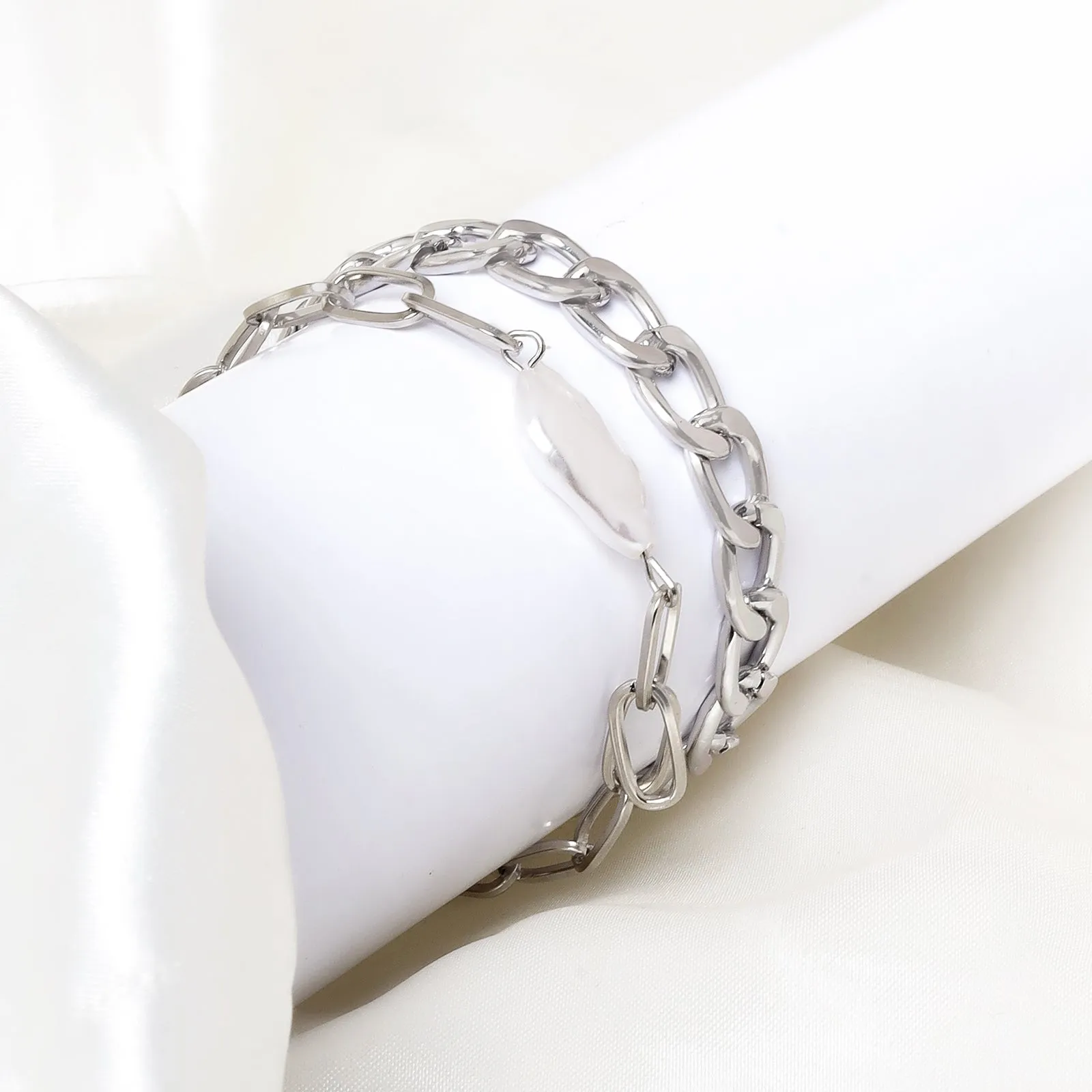 Koralia Silver Bracelet Set