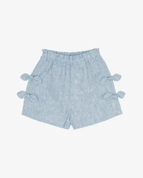 Linen Little Bows Shorts