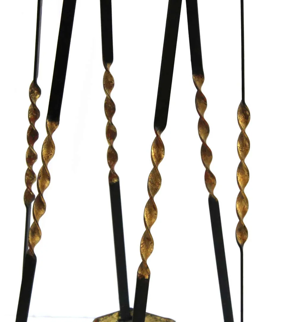 Midcentury Wrought Iron Coat Rack