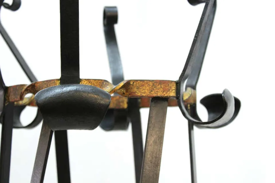 Midcentury Wrought Iron Coat Rack