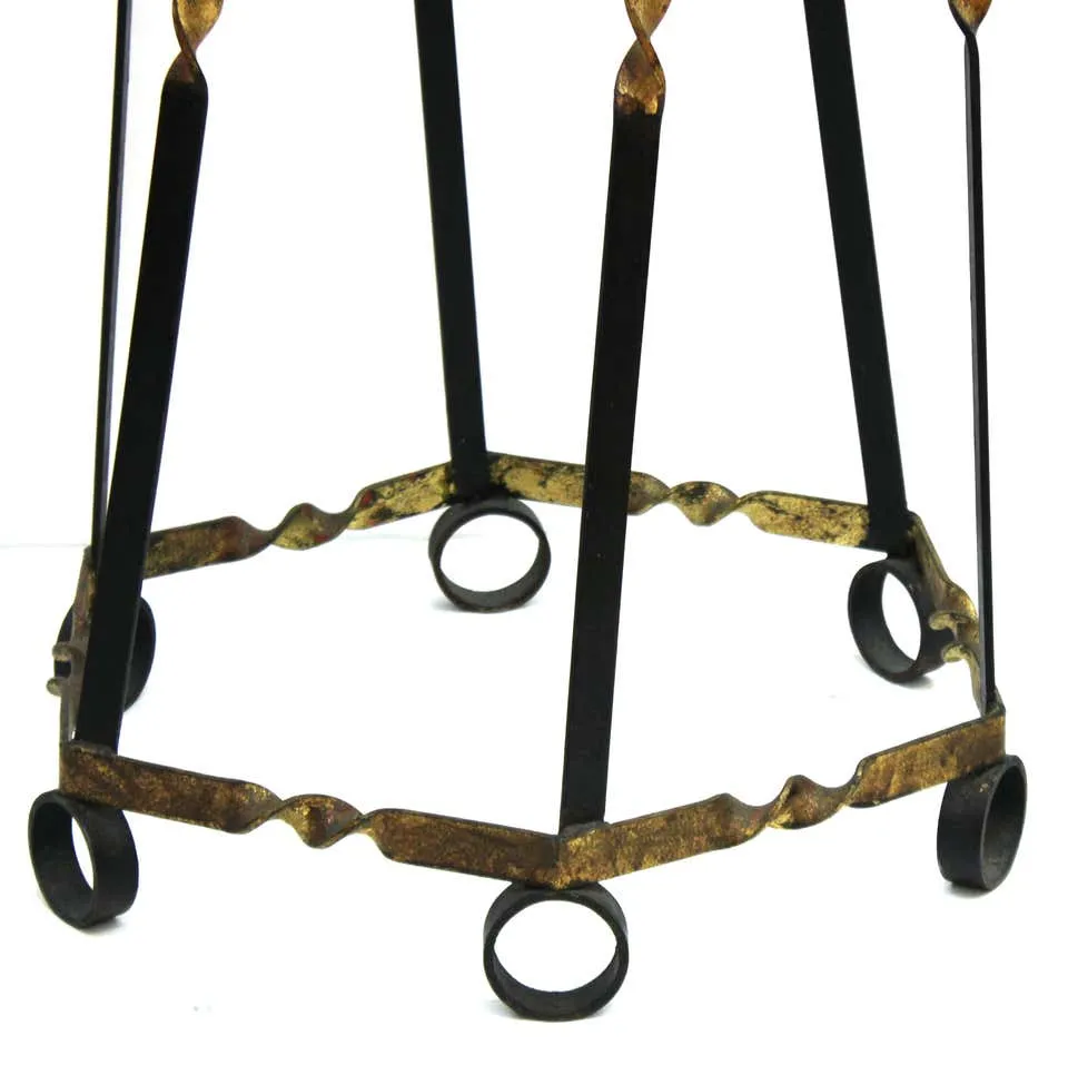 Midcentury Wrought Iron Coat Rack