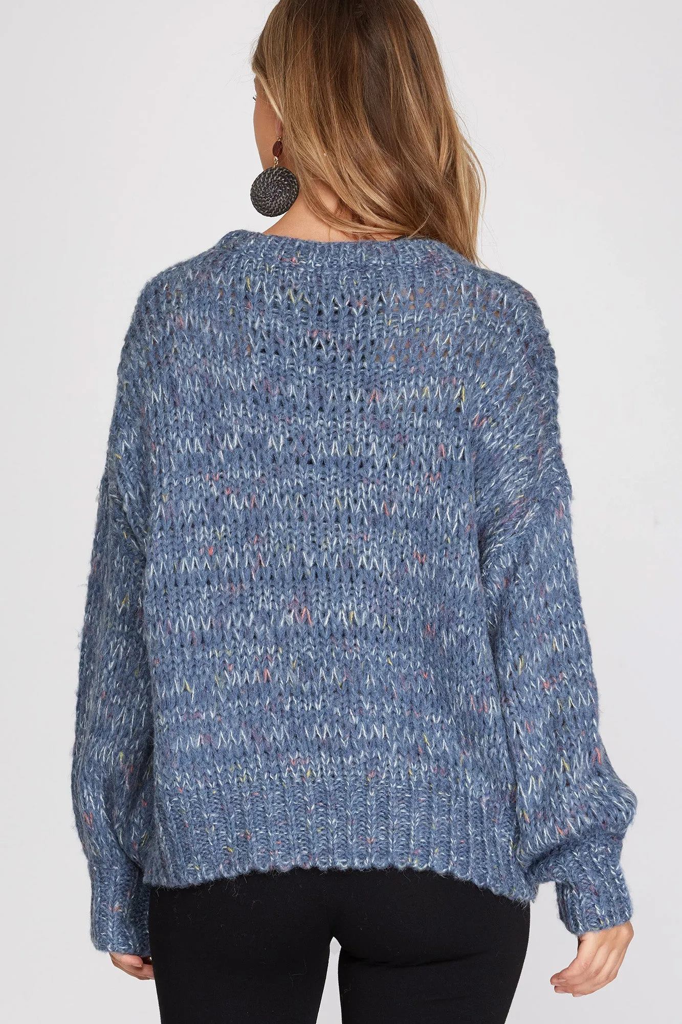 MULTI COLOR KNIT SWEATER