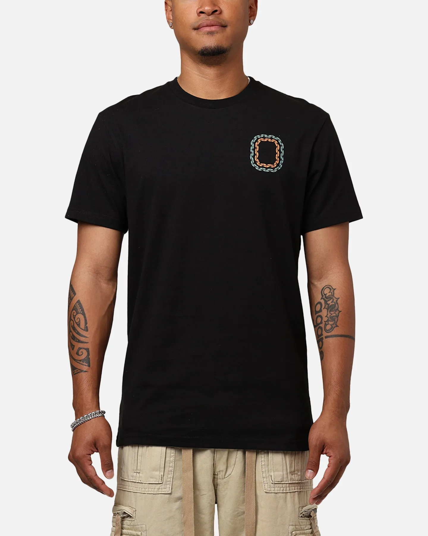 Overtime Paradise Parrots T-Shirt Black