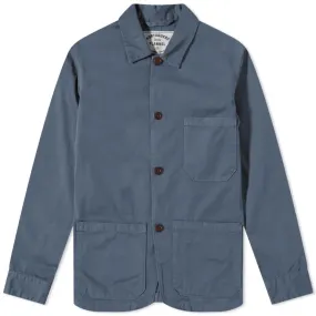 Portuguese Flannel Labura Jacket - Navy Blue