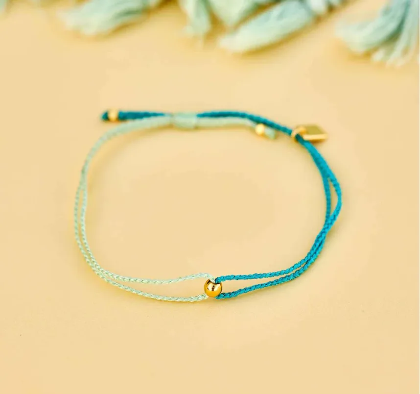 PURAVIDA Dainty Two Tone Bracelet