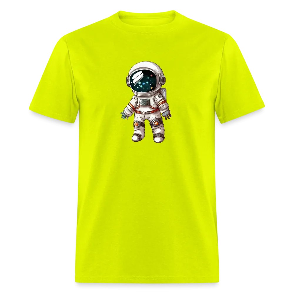 "Cosmic Voyager: Adorable Spaceman" 100% Cotton Unisex T-Shirt