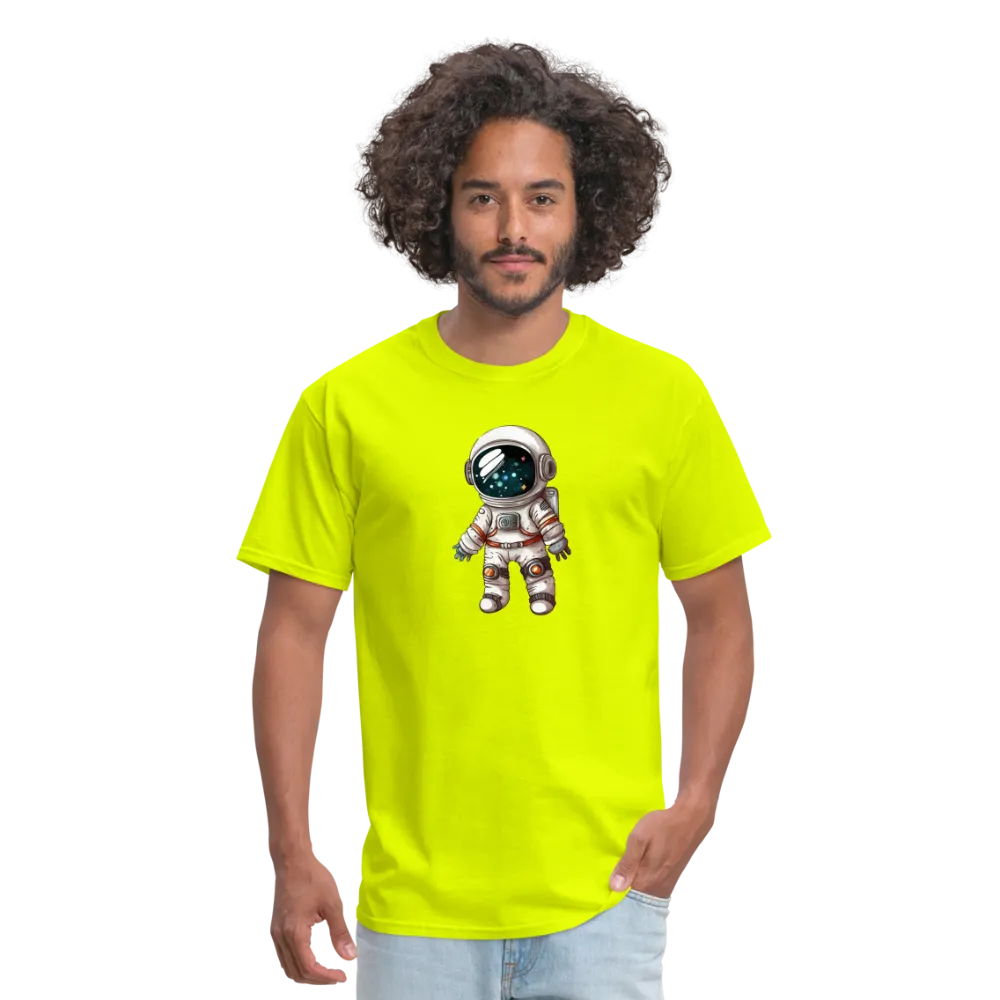 "Cosmic Voyager: Adorable Spaceman" 100% Cotton Unisex T-Shirt